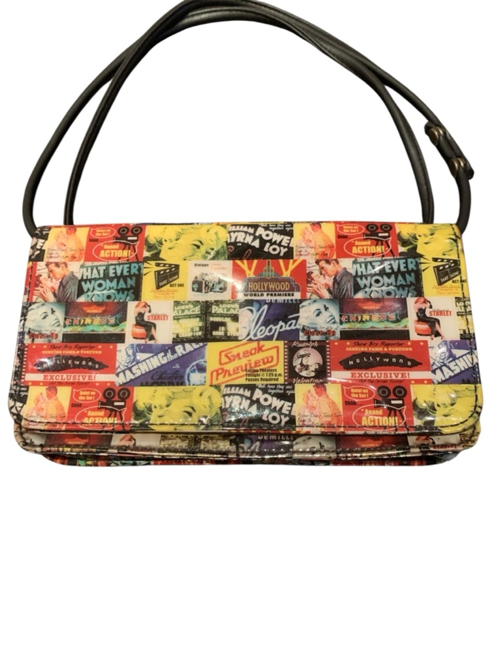 💥RELIC HOLLYWOOD COLLAGE CROSSBODY WALLET. NWOT